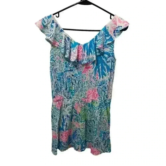 Lilly Pulitzer Alessa Romper - Picture 3 of 5